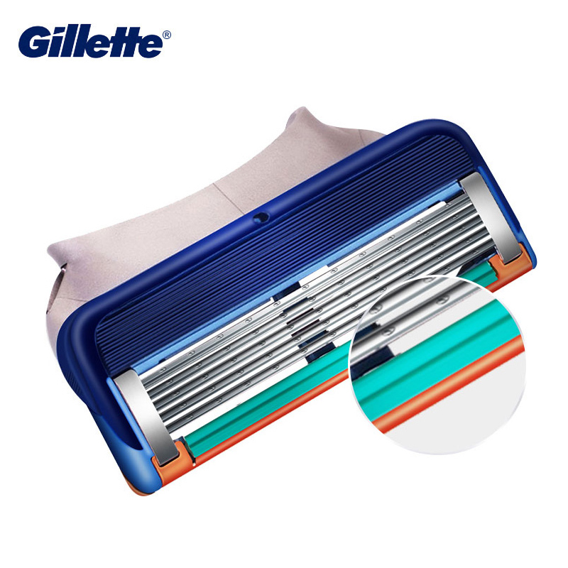 Original Gillette Verschmelzung Rasierer für Männer Gesicht Haar Bart Rasieren manuelle Rasierer Kassetten Ersatz Rasierer Köpfe 5 Schichten Klingen