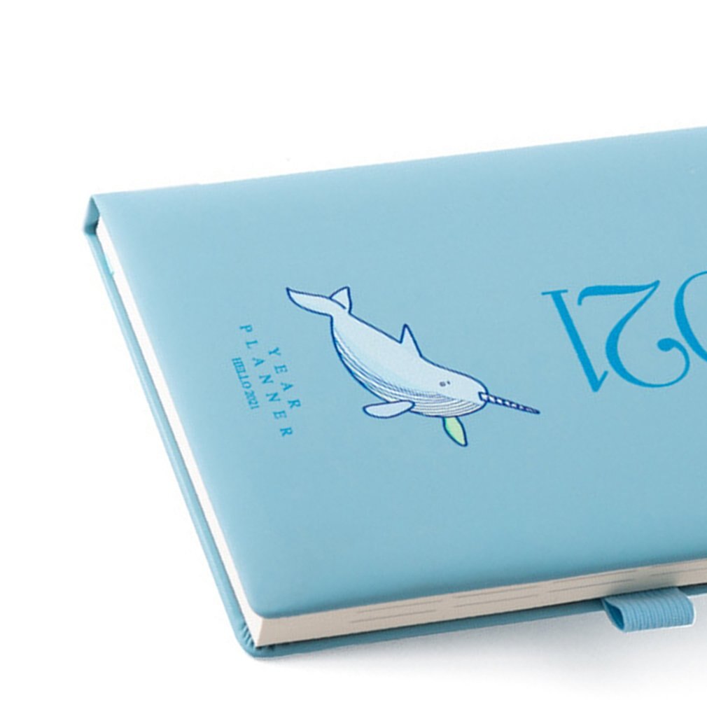 Calendar Schedule Notepad A5 Narwhal Efficiency Manual Calendar Notepad Month Plan Korean Diary Notebook