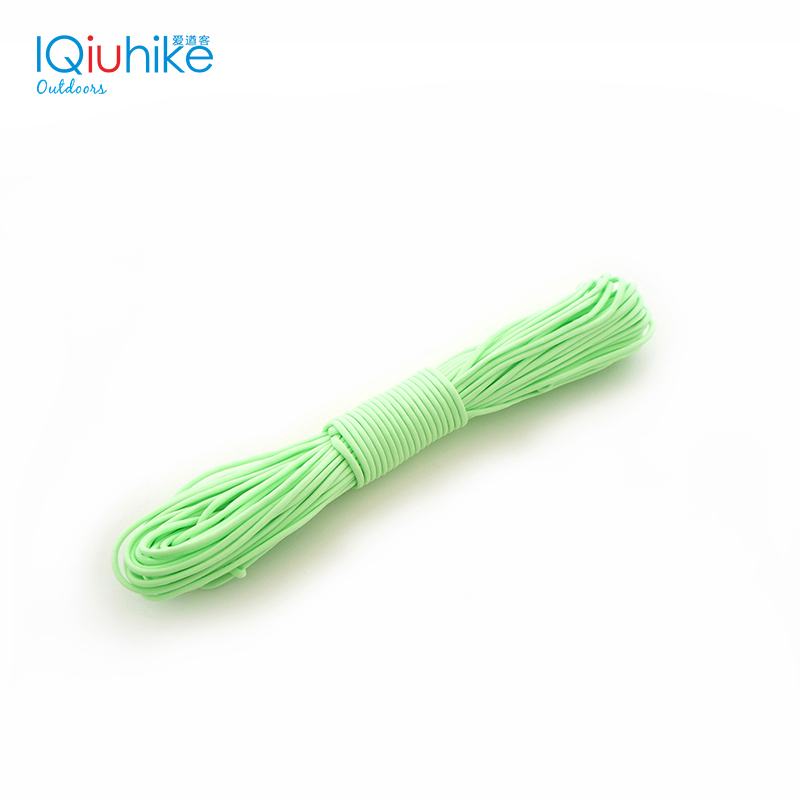 5 Colors Glow in the dark Luminous Paracord 550 100FT Parachute Cord Lanyard Rope 7 Strands Cores Outdoor Survival