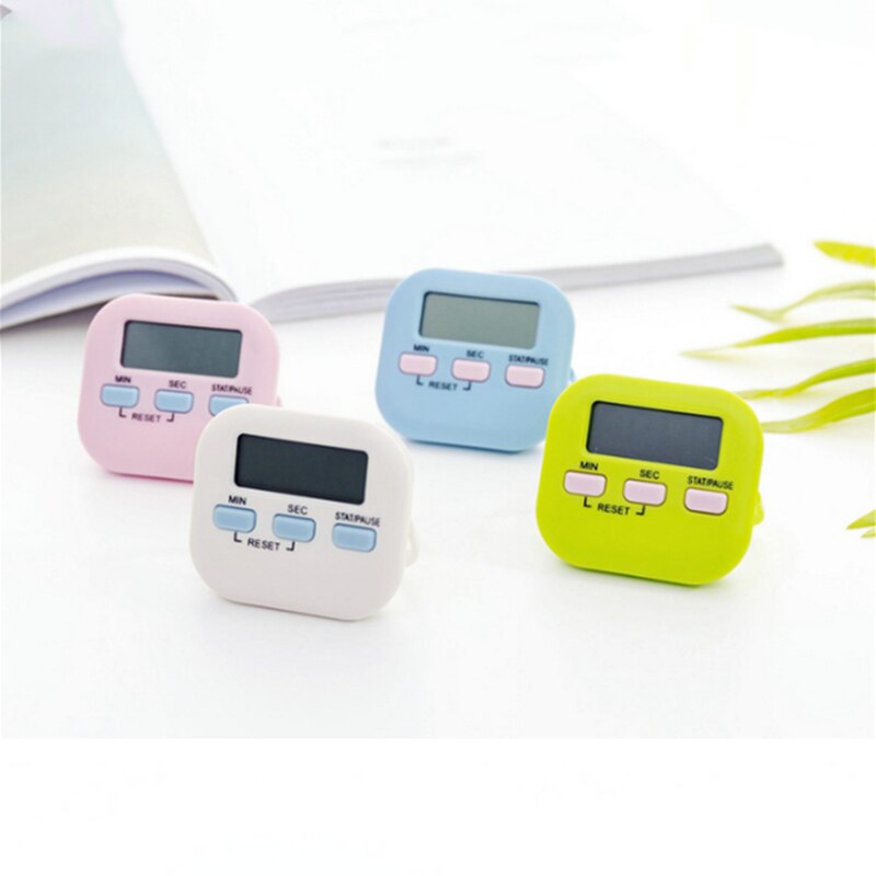 1Pcs Lcd Digitale Keuken Countdown Timer Grote Magnetische Stopwatch Alarm Met Stand Kookwekker Praktische Koken Wekker