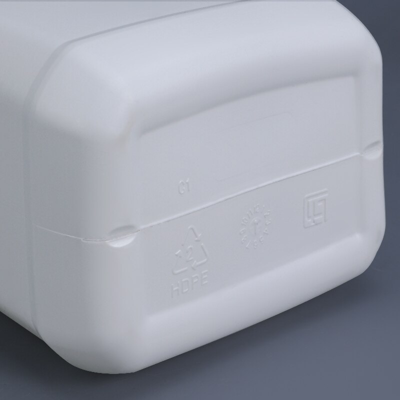 1 gallon empty plastic barrel Acid Alkali resistance container for chemical liquid portable 4L fluorinated bottle 2PCS/lot