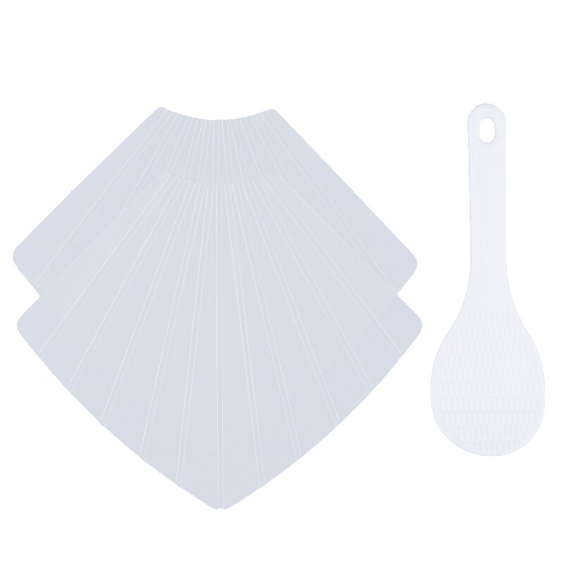 3pcs/set Sushi Tools Two Hand Roll Temaki Sushi Molds Moulds DIY Sushi Maker Rice Ball Maker With Rice Paddle