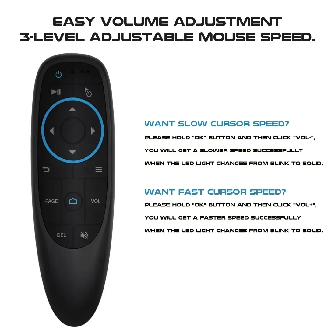 Air Remote Mouse G10BTS Bluetooth5.0 Voice Remote Control 2.4G Wireless Gyroscope for Android TV Box H96 Max No USB Receiver
