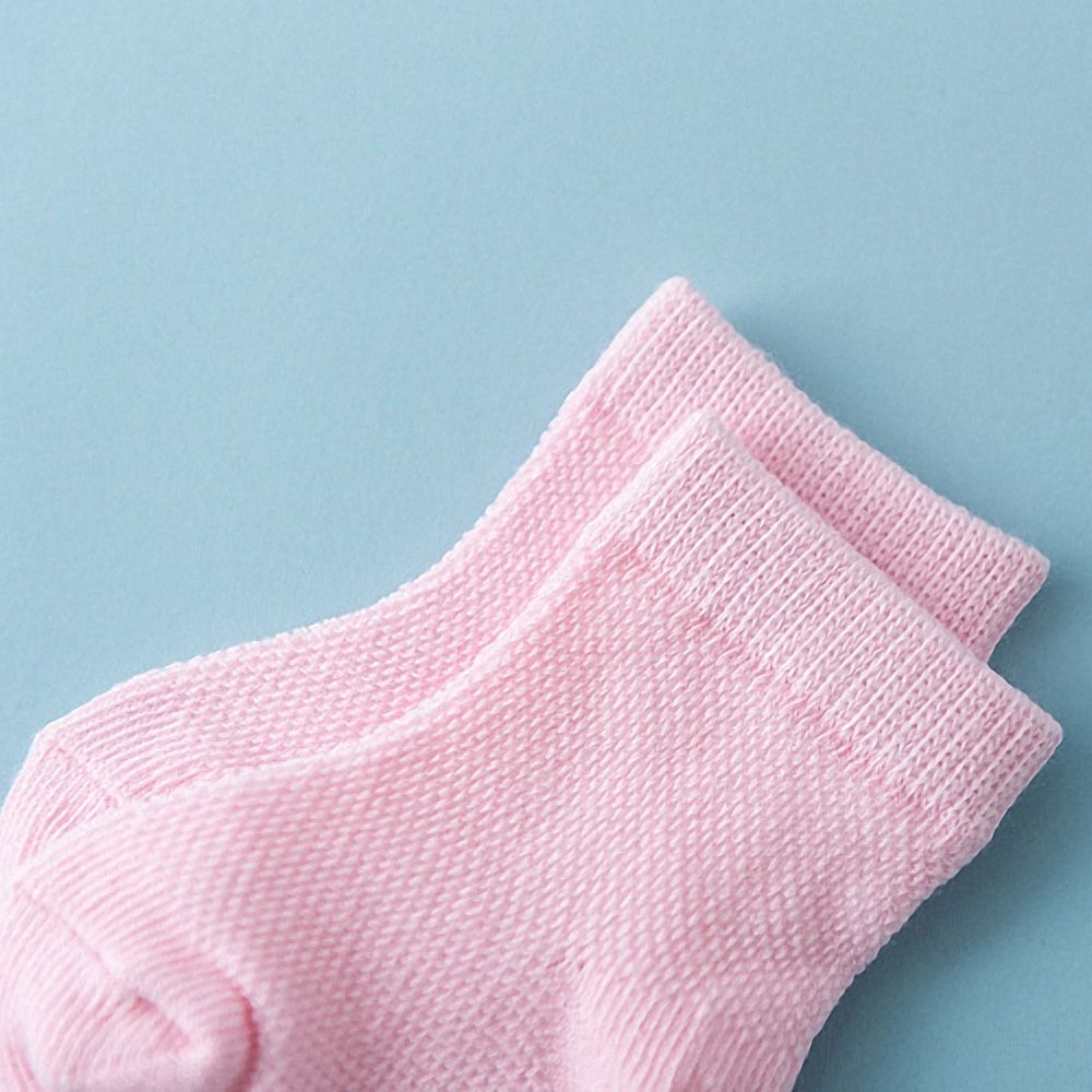 4pairs Newborn Baby Gloves Socks Sets Protection Face Newborn Baby Mittens Anti-scratch Cotton Striped Breathable Elastic Gloves