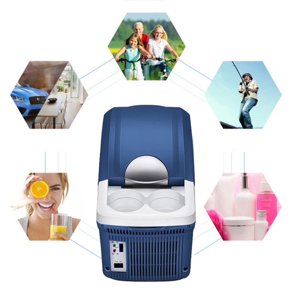 Mini glacière Portable 8l, glacière, boîte isolante, double usage, pour voiture, pour le bureau, pour l'extérieur