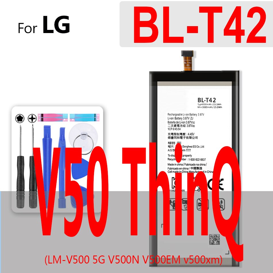 Batterie Für LG Leon Tribut 1 2 5/K4 K7 K8 K10 K20 K30 Plus / V10 V20 V30 v40 V50 ThinQ LS675 D213 H340 L33 X210 BL-46ZH: BL-T42