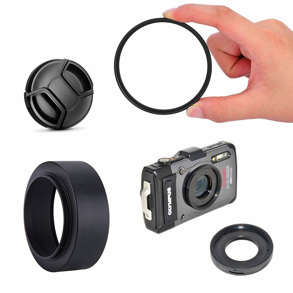 Filter Mount Adapter Ring Lens Cap Keeper Voor Olympus TG-6 TG-5 TG-4 TG-3 TG-2 TG-1 TG6 TG5 TG4 TG3 TG2 TG1 Digitale Camera