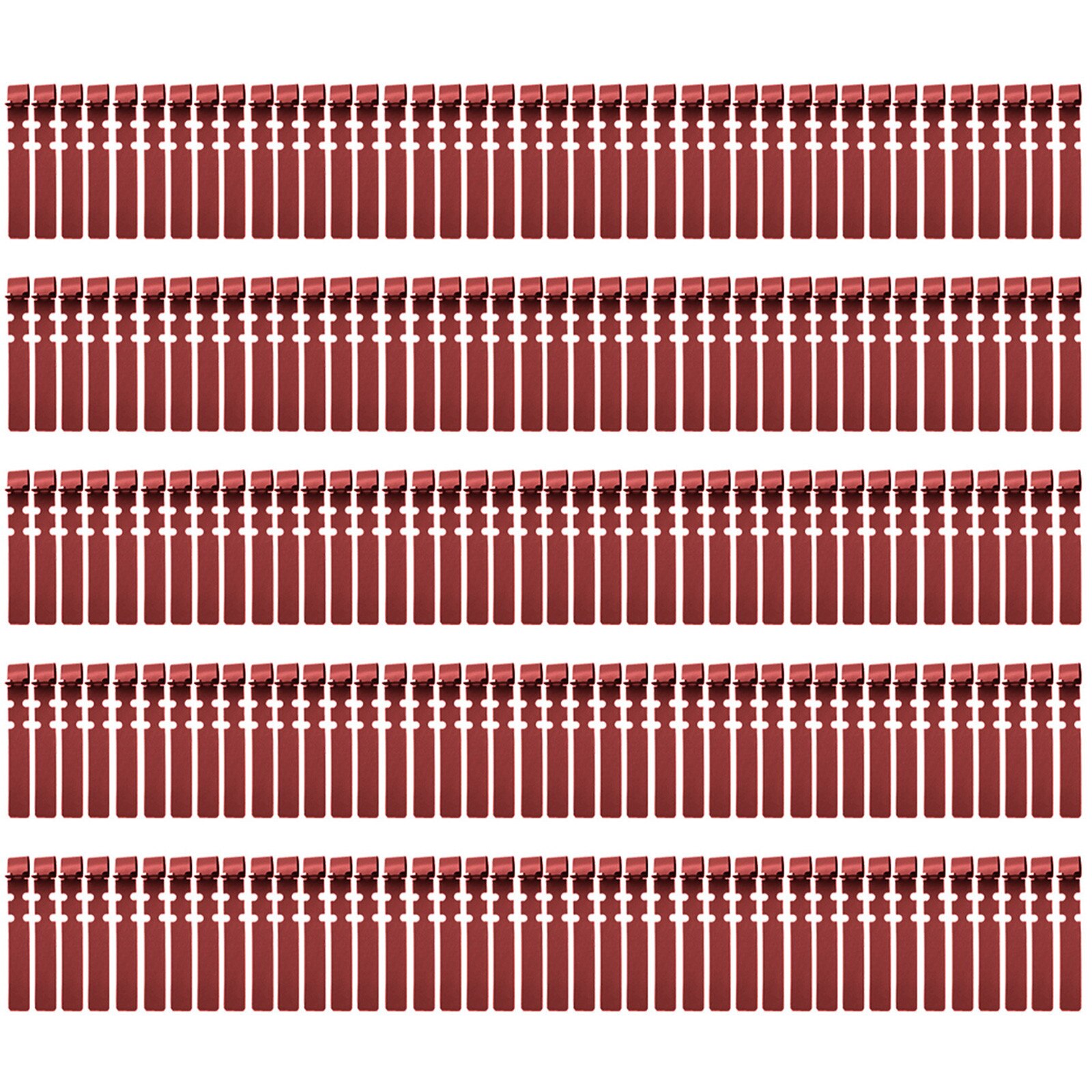 200PC Gardening Label Long Label Plastic Plant Long Type Label Marking Seedling Tray Gardening Label Gardening Label Long Label: Red 