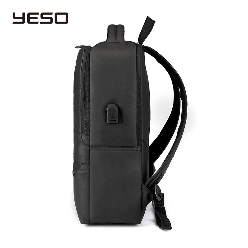 Yeso mænds bærbar computer rygsæk med usb-opladning vandtæt oxford stor kapacitet rejsetaske multifunktionelle kvinder skole rygsække