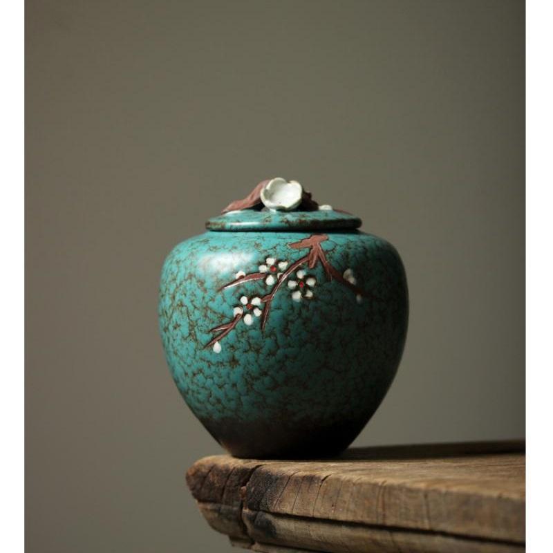 Urn For Human Pet Ashes Caskets Urns Ashes Holder Cremation Ashes Urn Keepsake Columbarium Pets Memorial Seal Urn Storage Jar