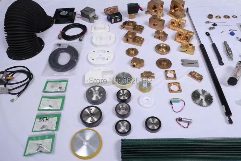 WEDM-LS Wire Cutting Machine Parts Wire Guide Roller Nozzle Brass Plate Inflatable seal for MITSUBISHI EDM Machine