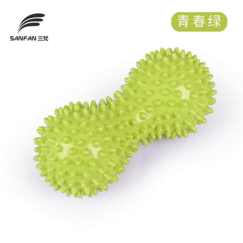 Massaggio Palla di Fitness EPP Mano Suole Hedgehog Sensoriale Portatile Fisioterapia Esercizio Muscolare Relax Trigger Point Terapia: Green peanut