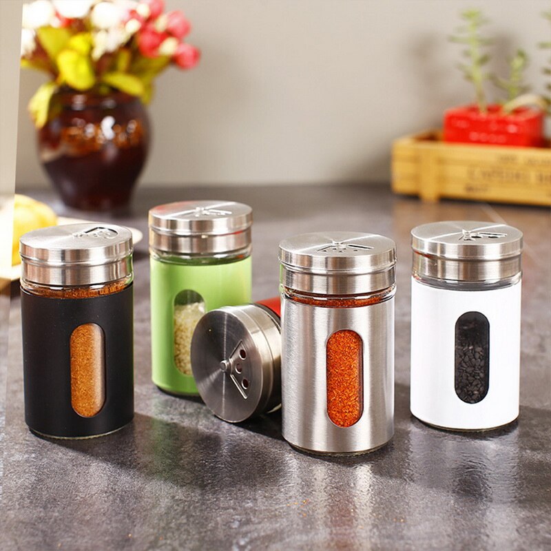 Spice Fles Koken Spice Container Opslag Voor Keuken Rvs Kruiden Fles Kruiden Jar