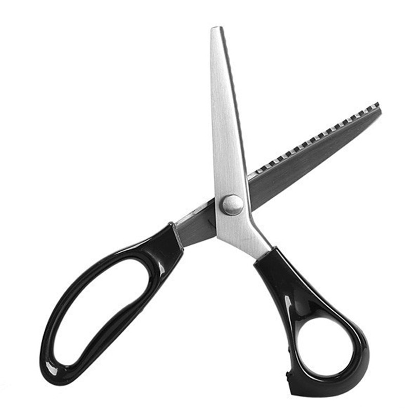 DIY Necessaries Cloth Sample Fabric Scissors Pinking Shears Scissors Sewing Fabric Craft Dressmaking Tailor Patchwork Hand Tool