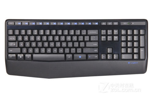 funda protectora de silicona transparente para teclado para Logitech MK345 K345