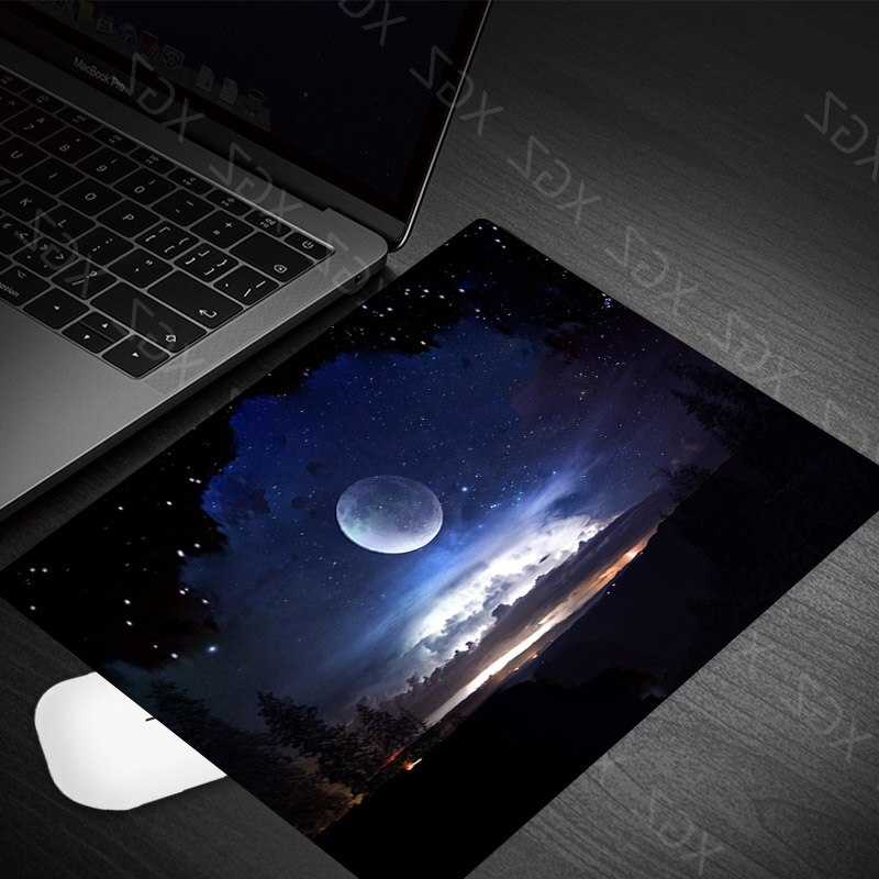 Yzuoan Original Starry Sky gioco Mouse Pad studente Computer Pad scrivania Pad protezione Notebook tastiera Pad 22*18 Cm di piccole dimensioni