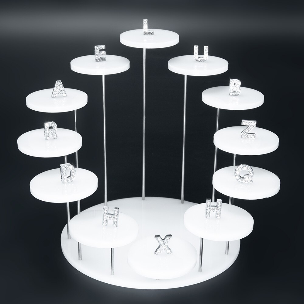Portable Acrylic Products Display Stands Plexiglass Displaying Risers Shelves for Mini Figurines Collectibles Foods