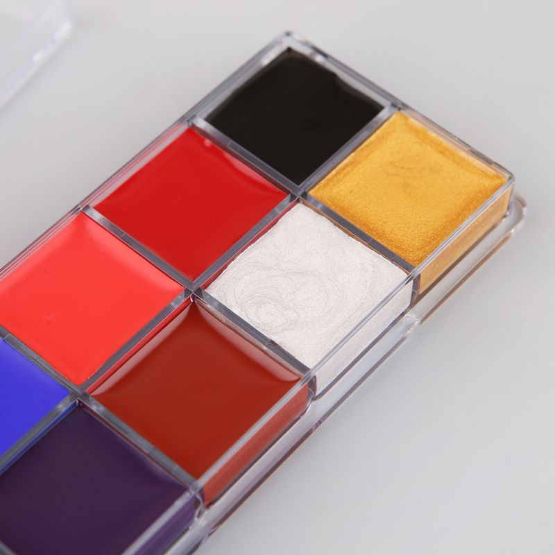 Pigmento de pintura al óleo para el cuerpo y la cara, Kit de belleza, suministros cosméticos de maquillaje K3KE, 12 colores