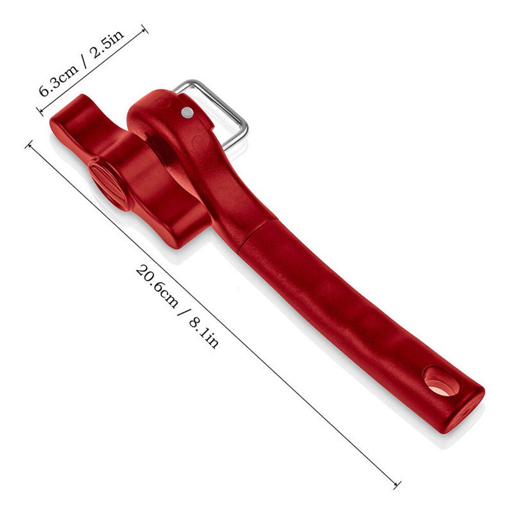 1Pc Professionele Keuken Tool Kan Tin Opener Veiligheid Hand-Bediende Blikopener Side Cut Grip Handleiding Mes voor Blikken Deksel # T1P
