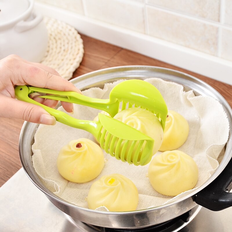 Clip Fruit Groente Slicer Tool Aardappel Tomaat Ui Citroen Shredders Slicers Groente Fruit Slicer Cutter Houder Keuken Gadget