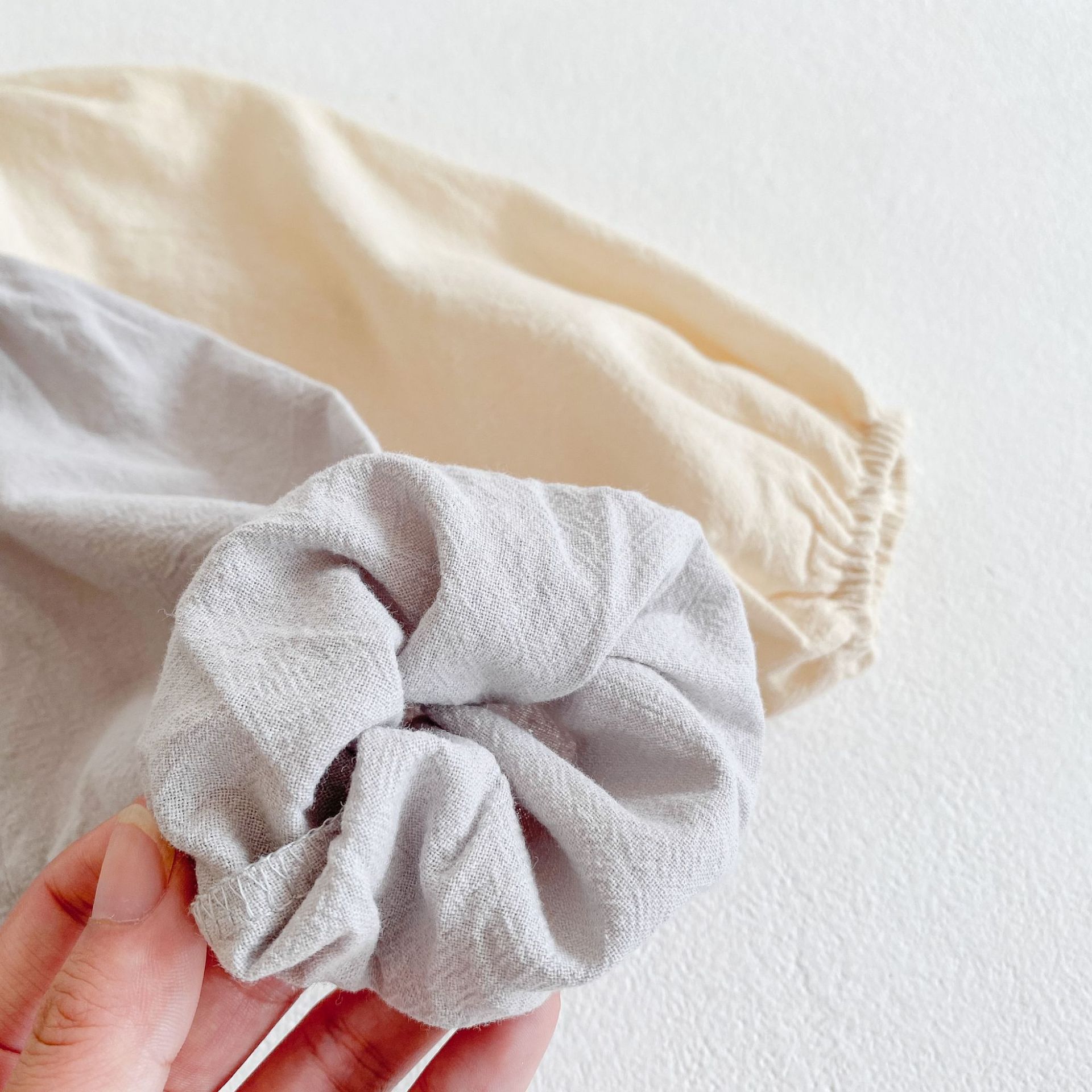 Spring Baby Girls Cotton Solid Color Casual Long-sleeve Shirts Kids Casual Soft Tops Baby T Shirts