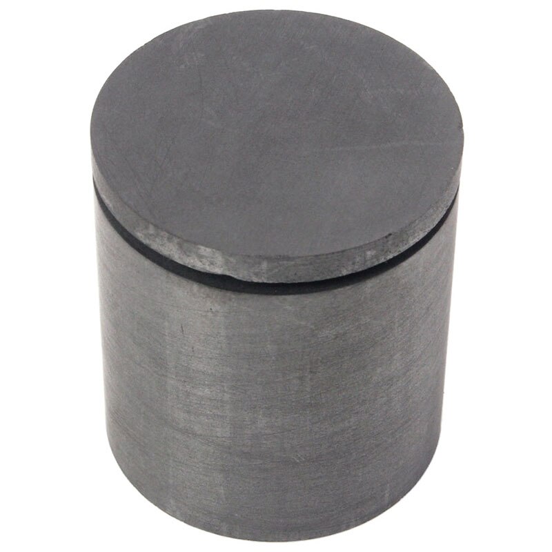 Hoge Zuiverheid Grafiet Smeltkroes Gieten Met Deksel Deksel 40*40Mm Voor Silver &amp; Black