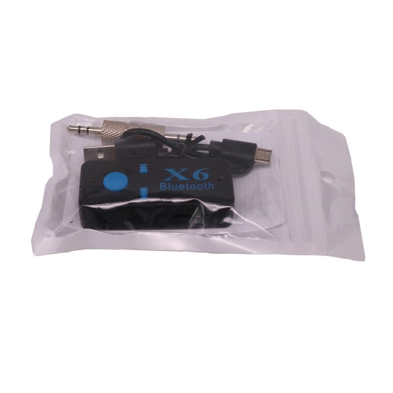 Car Bluetooth Audio Receiver Bluetooth Hands-free Call X6 Bluetooth Adapter Can Be Inserted TF Card Portable Playback