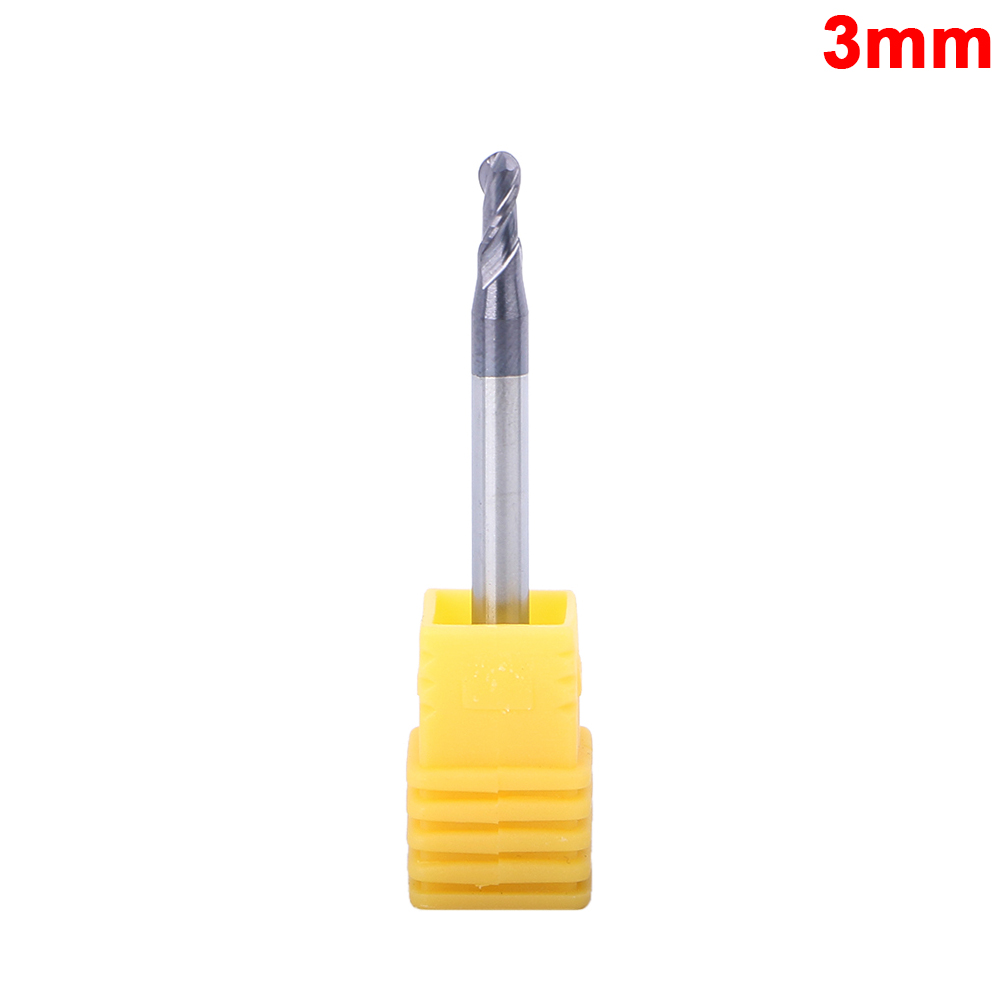 50mm ball nose end mill Drill Bit 2 flutes Endmills cnc end milling cutter for metal face and slot machining coated end mills