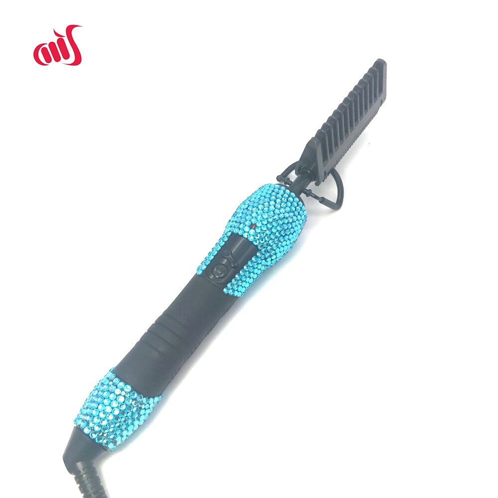 Ceramic Pressing comb Diamond Straightener Comb High Temperature comb 500 Degree: Tiffany Blue