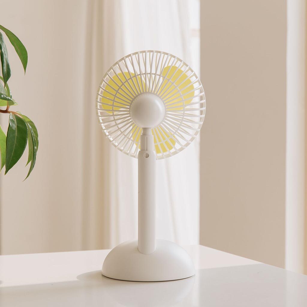 USB Low Noise Smart Home Portable Desk Mini Fan Summer Cool Table Fan 4-Speed Wind Adjustable