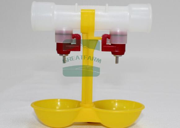 1 Set Kip Water Drinkbekers Automatische Kip Water Drinknippel Drinknippel Voor Kwartel Drinknippels Voor Kippen: Default Title