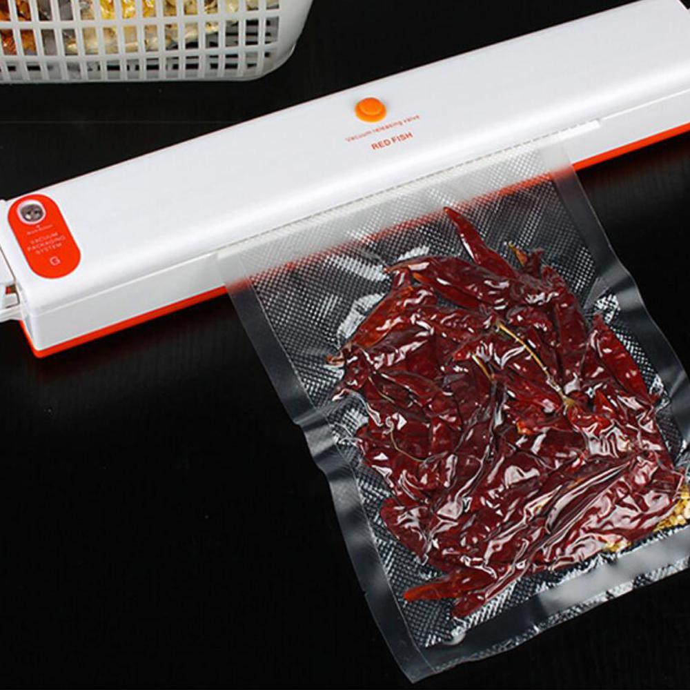 Automatic Vacuum Sealer Packaging Machine 220V/110V Household Food Vacuum Sealer Film Sealer Vacuum Packer Kitchen Tools EU Plug