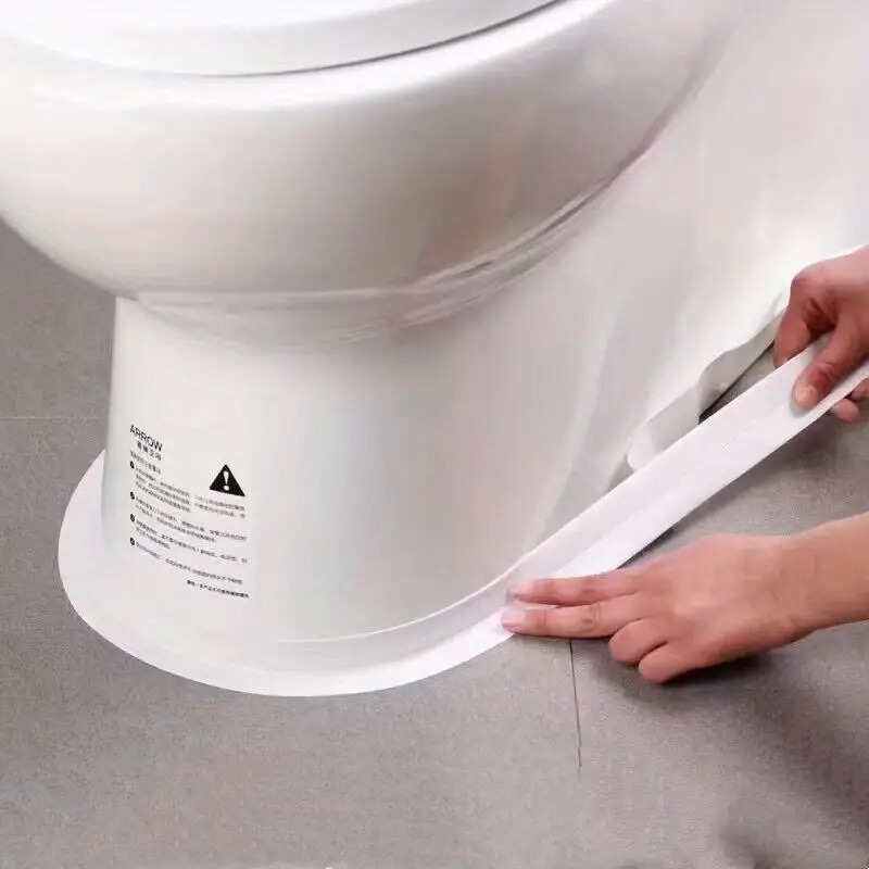 1/1.5/3.2/5 M Self-Adhesive Caulk Tape - Waterproof PVC Seal Strip for Bath Sink & Toilet Oil-Proof Kitchen Wall Corner Sticker: MULTI / 10M