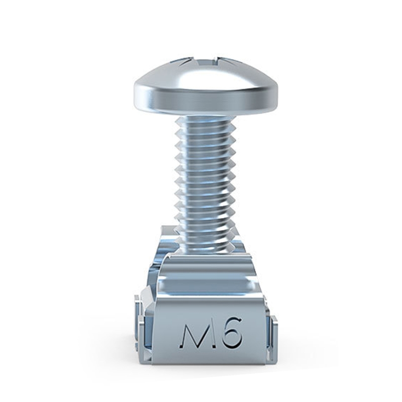 Y3NC Galvanized Cross Cabinet Screws Network Server Screw Chassis Wiring Frame Wire: M6x16 white