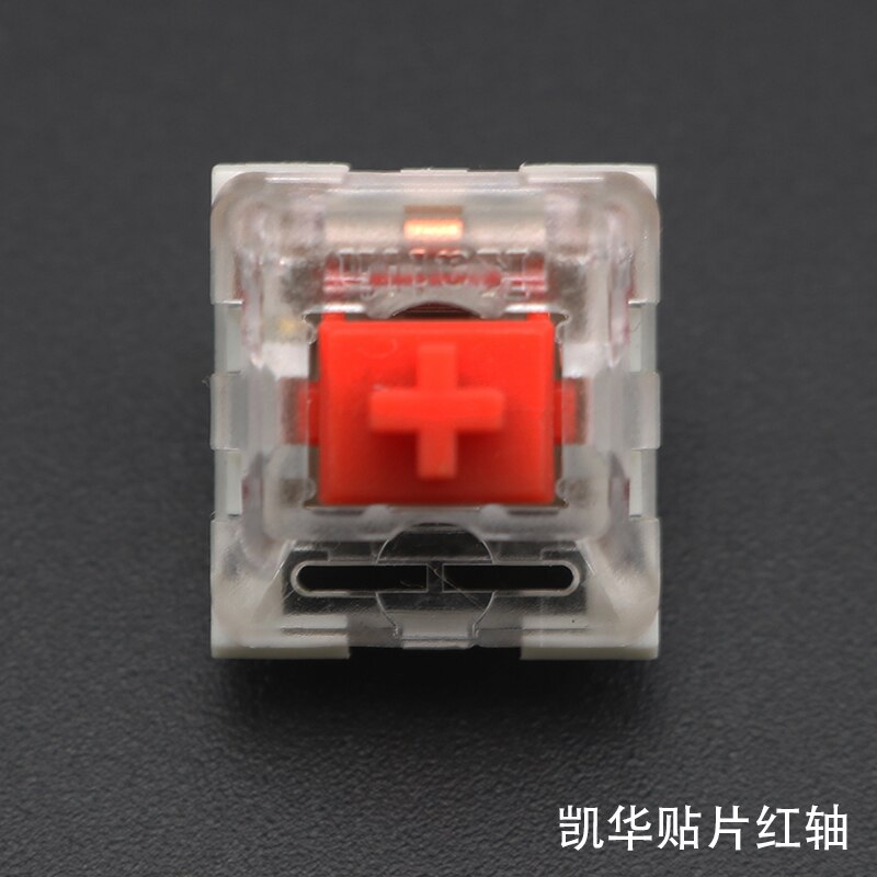 Kailh Mechanical Keyboard Switch RGB SMD Black Red Brown blue Gaming Keyboard DIY Compatible with Cherry MX switch Gateron: Kailh Red switch / 30PCS