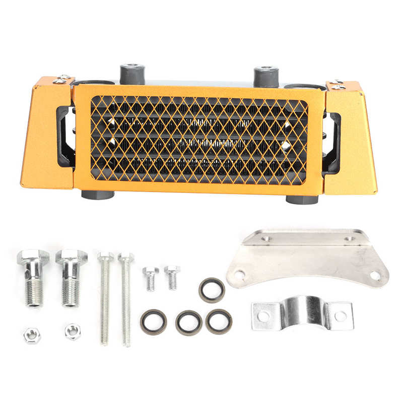 surge tank expansion tank Universal Motorcycle Oil Cooler Engine Cooling System Replacement 4 Rows car su deposu auto