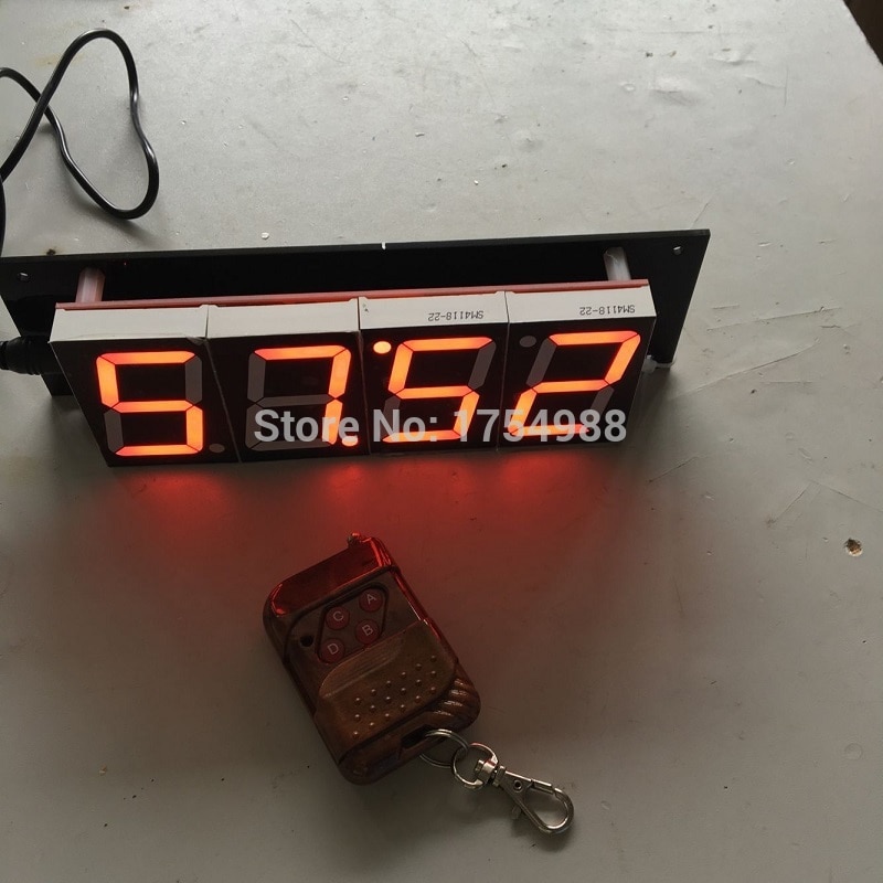 Draadloze klok real life escape room game props 4 Countdown timer digitale klok met afstandsbediening