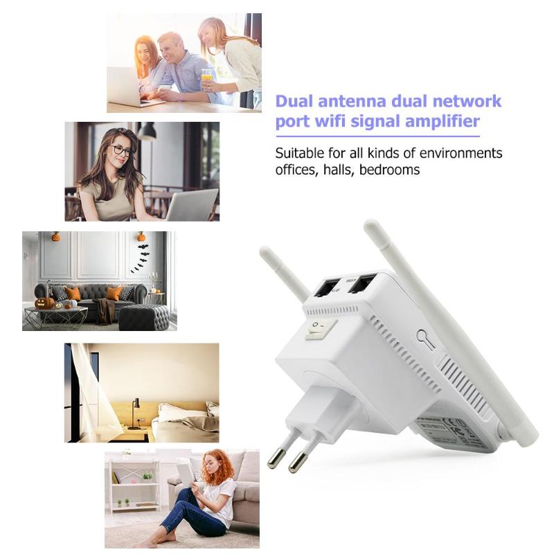 WN532 double Port double antennes 300 M sans fil WIFI répéteur AP routeur Signal amplificateur Booster gamme Extender réseaux