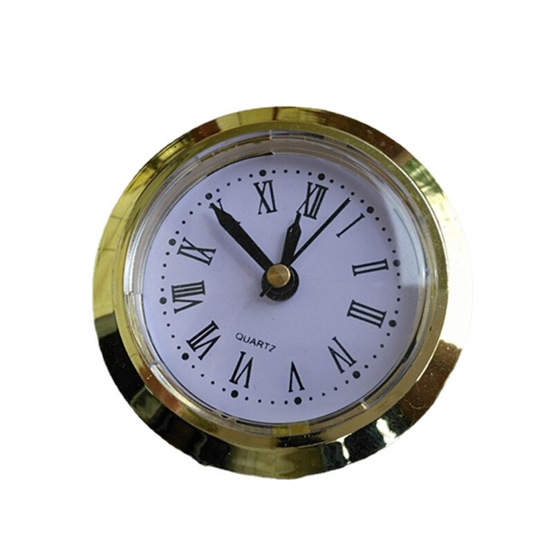Table Clock Inserts 5PCS Gold Rim Diameter 50MM Insert Quartz Clock fo... – Grandado
