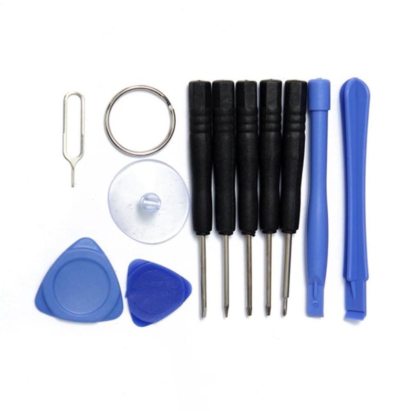 Kit de Herramientas de reparación para teléfonos móviles 11 en 1 con apertura y destornillador para Iphone Samsung accesorios mechones Herramientas