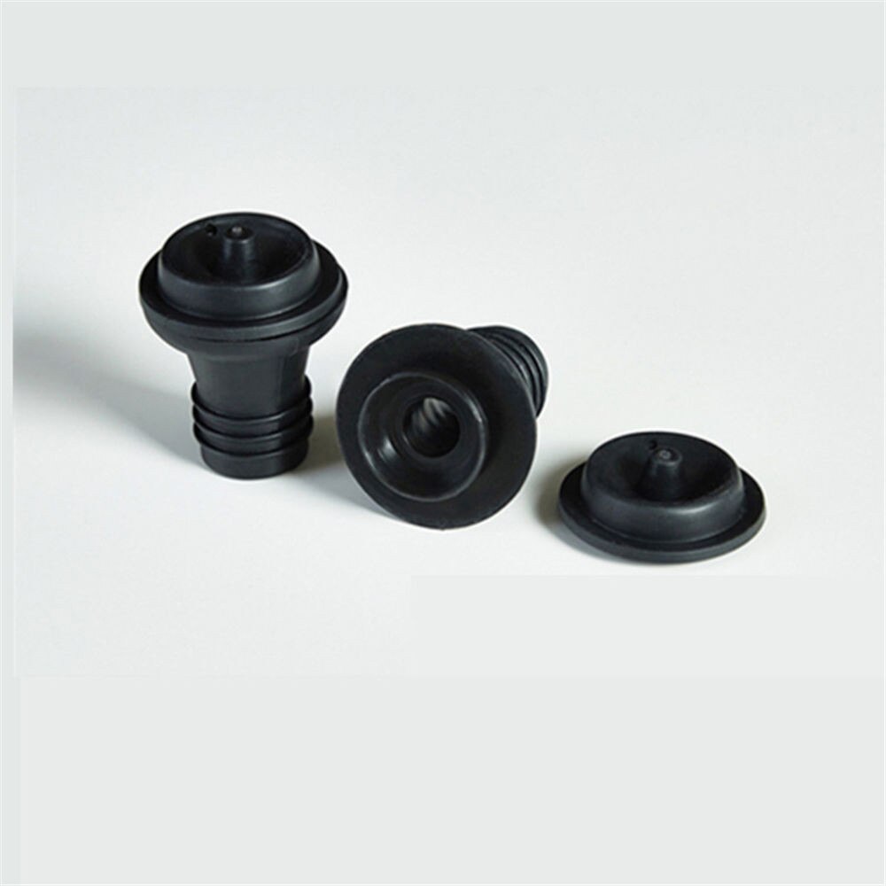 6 stuks rubberen vacuüm wijnfles beschermer plug stop pomp stop knop stoppers 10.4