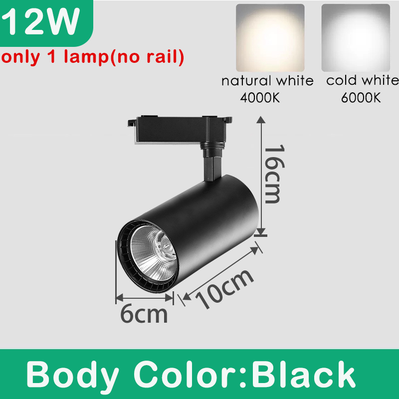 LED-schienenlicht Stelle LED 10W 20W 30W Wandleuchte Flutlicht Kolben Schienen Stelle Schienenbeleuchtung Leuchte Bekleidungsgeschäft Wohnzimmer Hause: Licht Grün / Beige