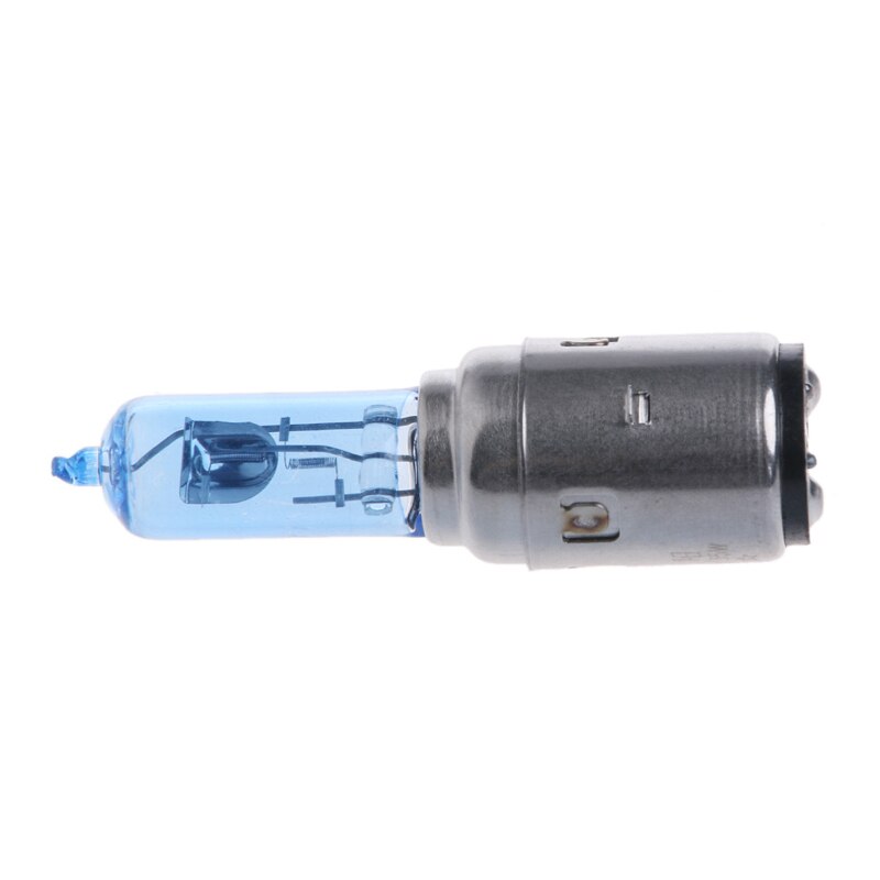 Bombilla halógena para faro delantero de motocicleta BA20D, luz blanca de xenón, CC de 12V, 35W
