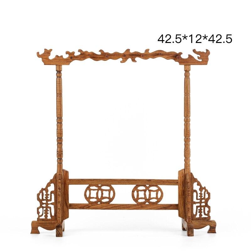 Solid Rose Hout Grote-size Kalligrafieborstel Houder Antieke Stijl Traditionele Schilderen Schrijven Pen Houder Wenge Borstel Rack: Blue