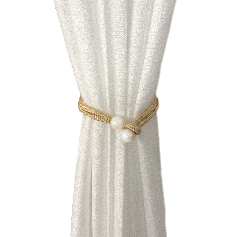 2/1 Uds. Clip de cortina de perlas pequeñas, soportes de cortina, Clips de hebilla para atar, hebilla de bola colgante, accesorios decorativos para cortina