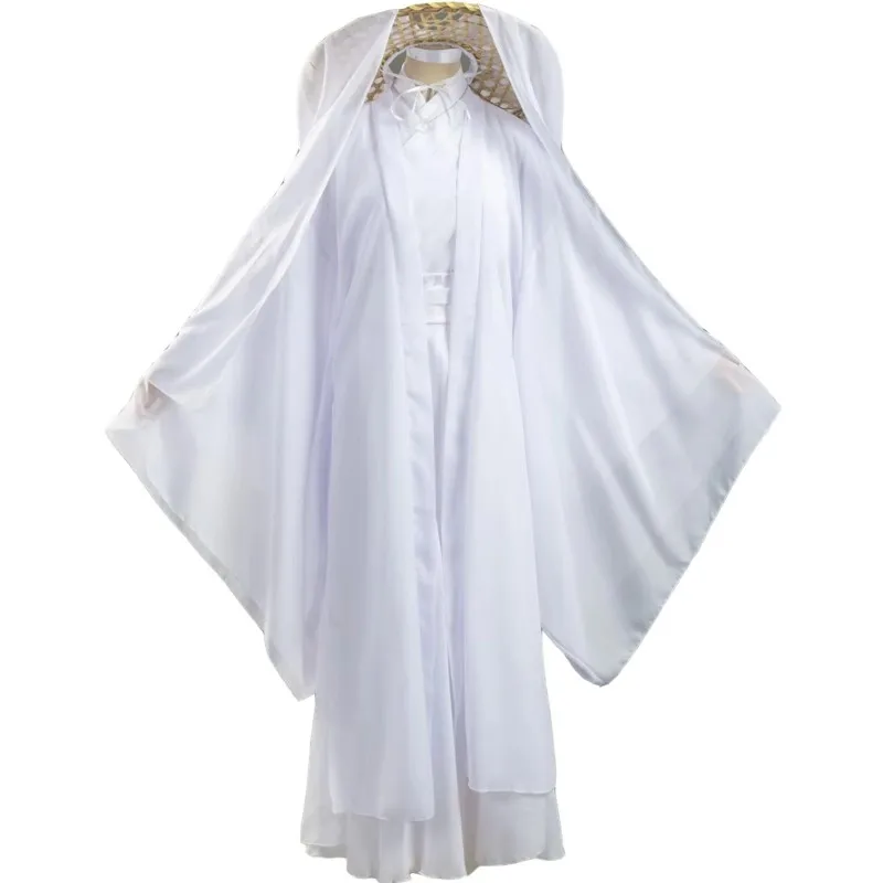 Anime tian guan ci fu xie lian cosplay costumes xielian wigs bamboo hat women han fu dress suit halloween carnival party clothing