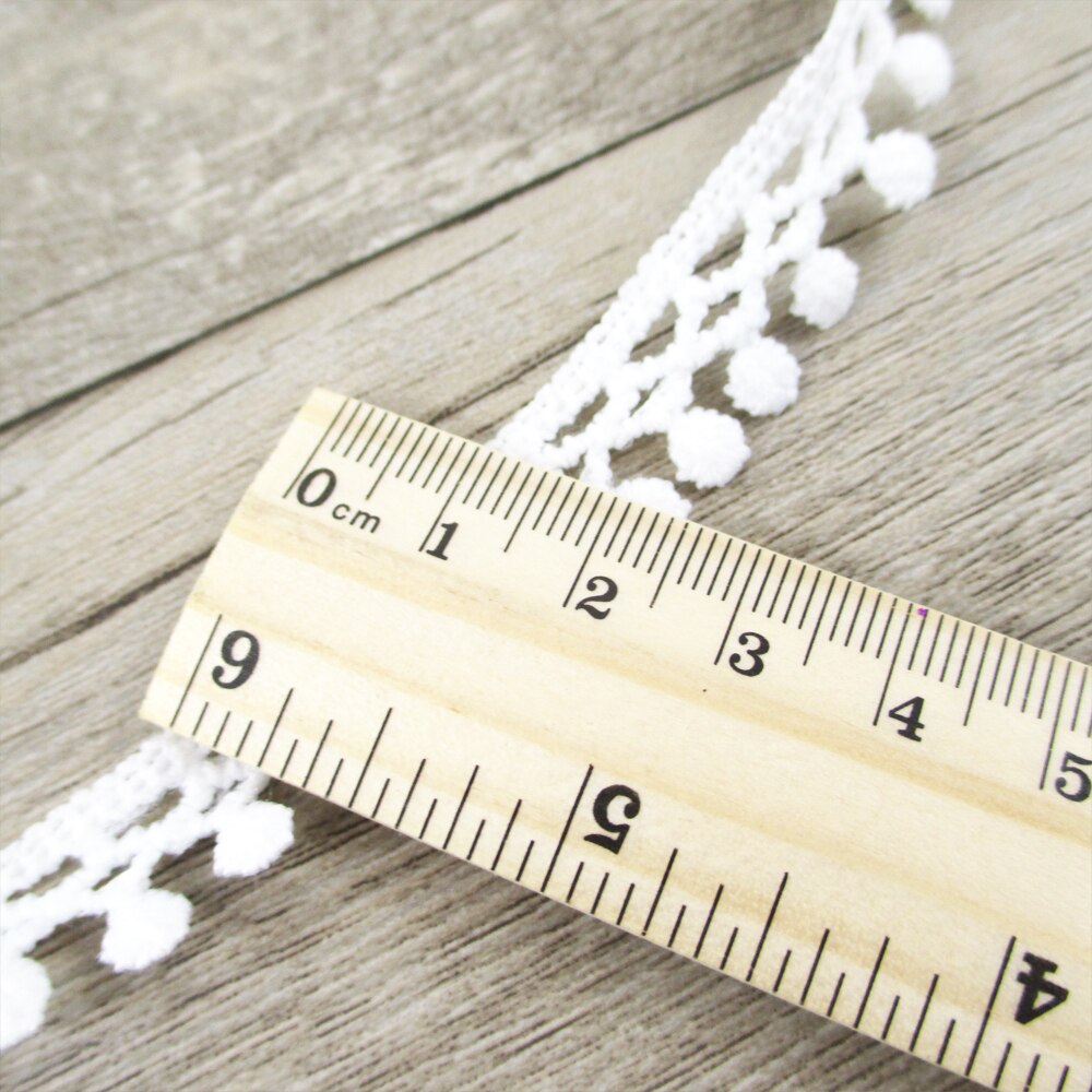 1 Yard Fiber Flower Lace Trim Pearl Embroidery Sewing Fabric Ribbon DIY Garment Accessories for Wrapping,1Yc2452: 1055757001