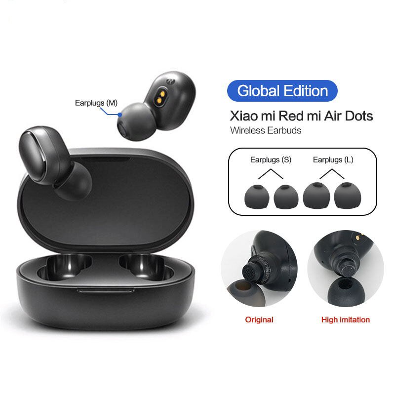 Versión Global, auriculares Redmi Airdots originales Xiaomi, auriculares inalámbricos Tws, Auriculares Bluetooth 5,0 estéreo con Control de micrófono Ai