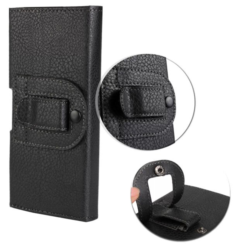 Funda portadora de teléfono de cuero para Vivo Y93 Y95 Y81i Y91i Y91c Y55s Y55L Y93S Y83 Pro X6 funda para cinturón con Clip