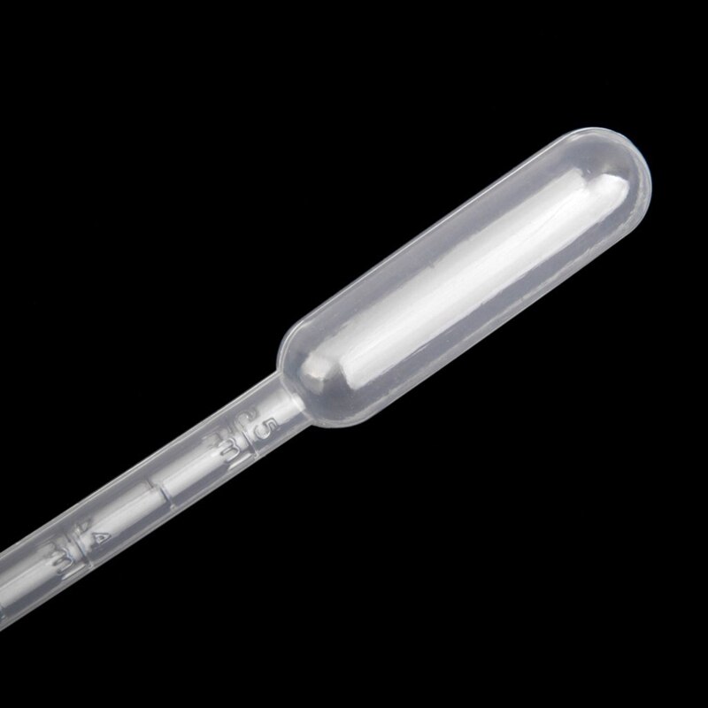 50 pcs 5 ml transfer graduated pipettes graduated 1 ml plastic dropper